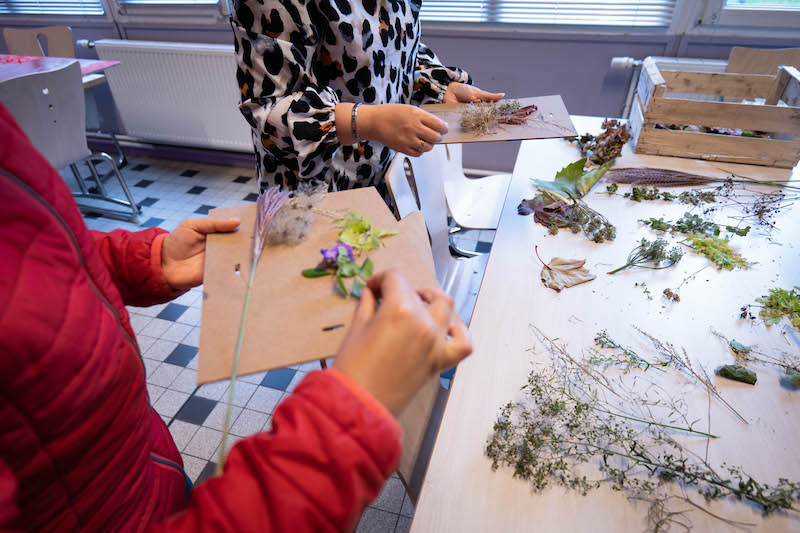 La récolte pour les futures empreintes